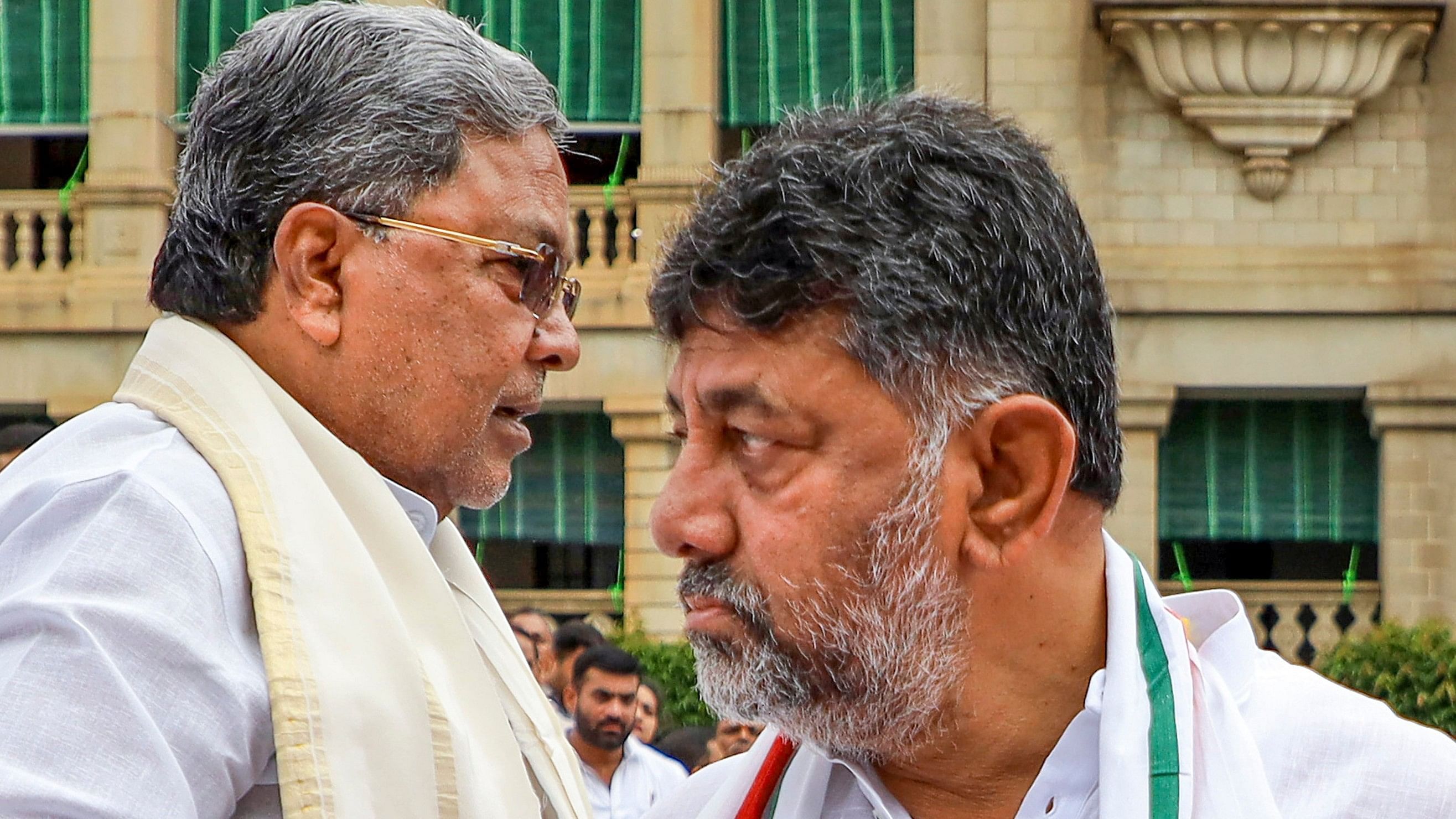 <div class="paragraphs"><p>Karnataka Chief Minister Siddaramaiah and Deputy CM D K Shivakumar.</p></div>