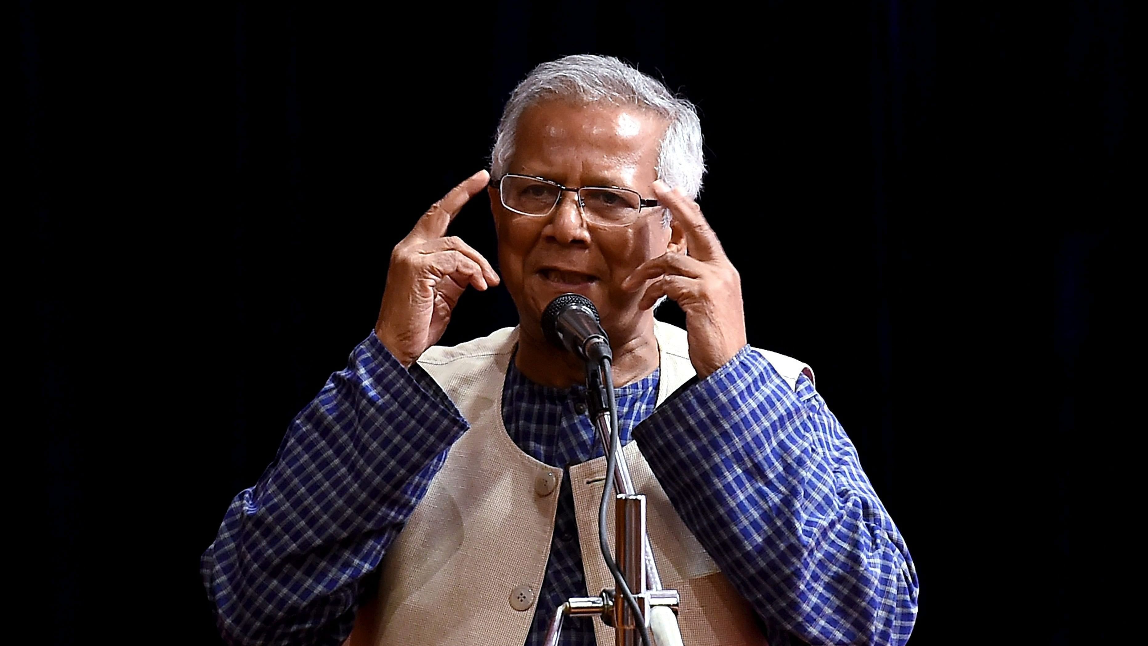 <div class="paragraphs"><p>Nobel laureate Muhammad Yunus </p></div>