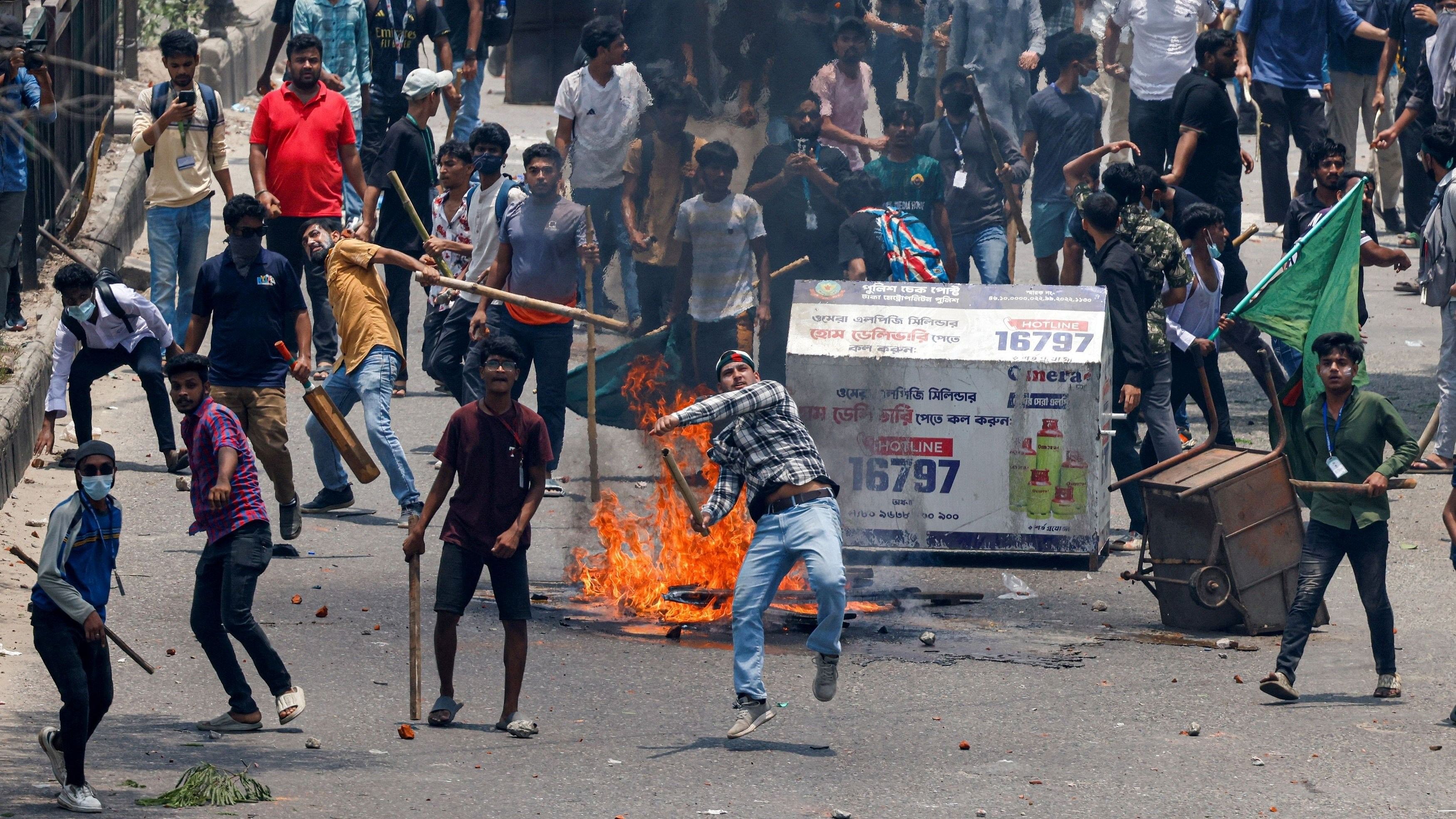 <div class="paragraphs"><p>Since early July, students in Bangladesh have been protesting and blocking major roads in opposition to the controversial quota system law, which has been in place since 1971.</p></div>