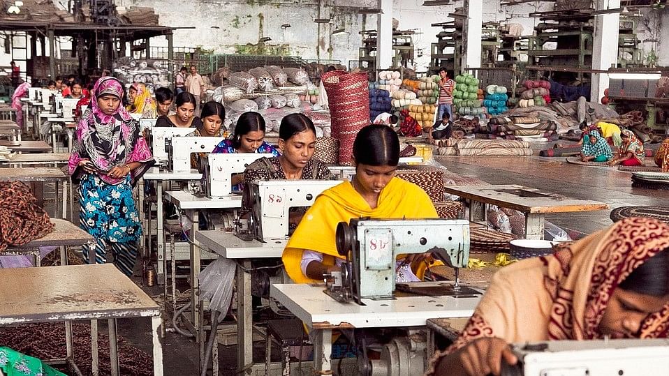 <div class="paragraphs"><p>Workers at a garment factory in Bangladesh. (Representative image)</p></div>