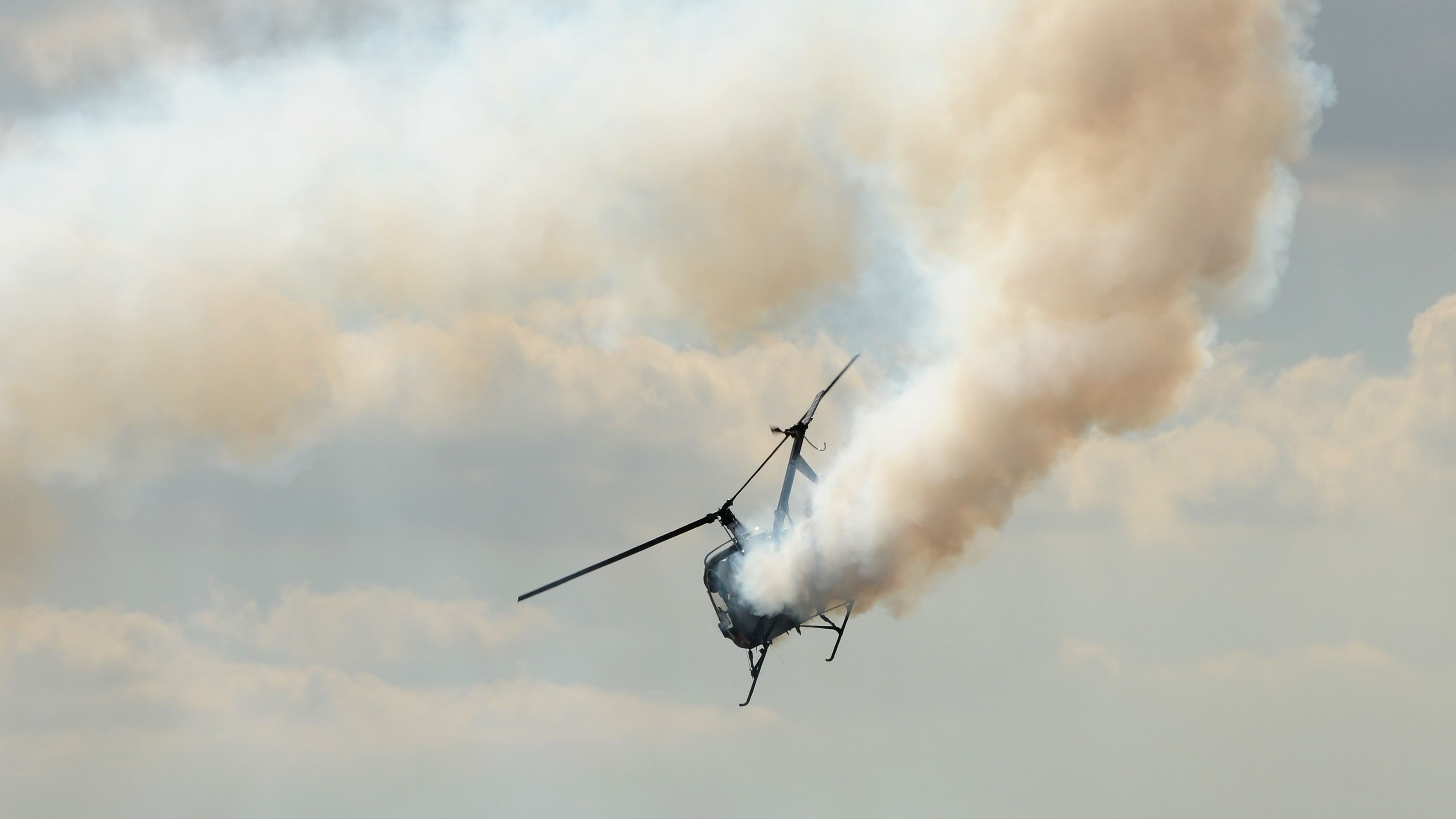 <div class="paragraphs"><p>Representative image of a helicopter during emergency landing.&nbsp;</p></div>