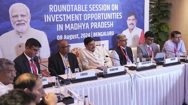 <div class="paragraphs"><p>Madhya Pradesh Chief Minister Mohan Yadav during a 'Roundtable Session on Investment Opportunities in Madhya Pradesh', in Bengaluru, Thursday, Aug. 8, 2024.</p></div>