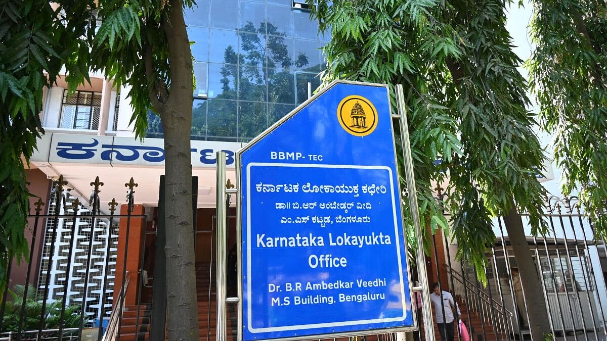 <div class="paragraphs"><p>A signboard outside the Karnataka Lokayukta Office in Bengaluru. (Representative image)</p></div>