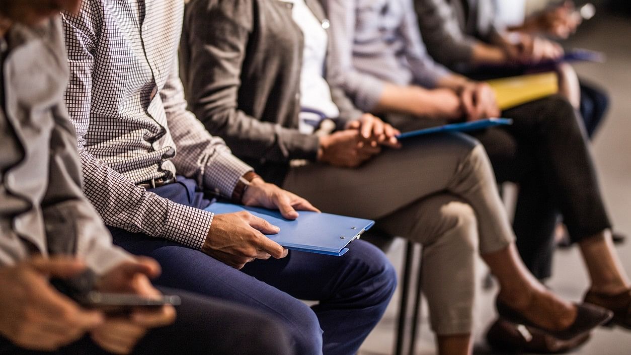 <div class="paragraphs"><p>Representative image showing candidates waiting for an interview.</p></div>