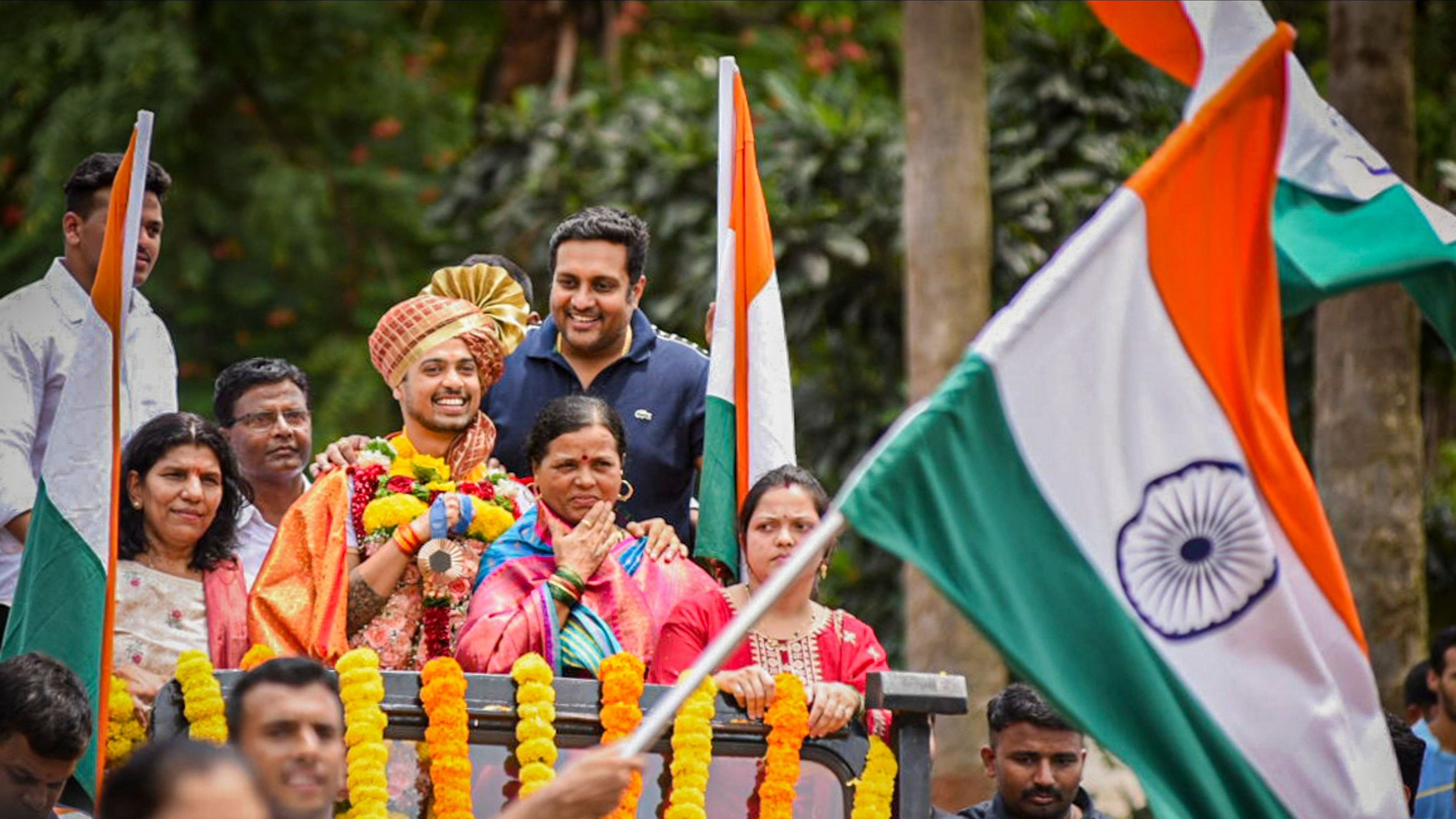 <div class="paragraphs"><p>Paris Olympics bronze medallist shooter Swapnil Kusale.</p></div>