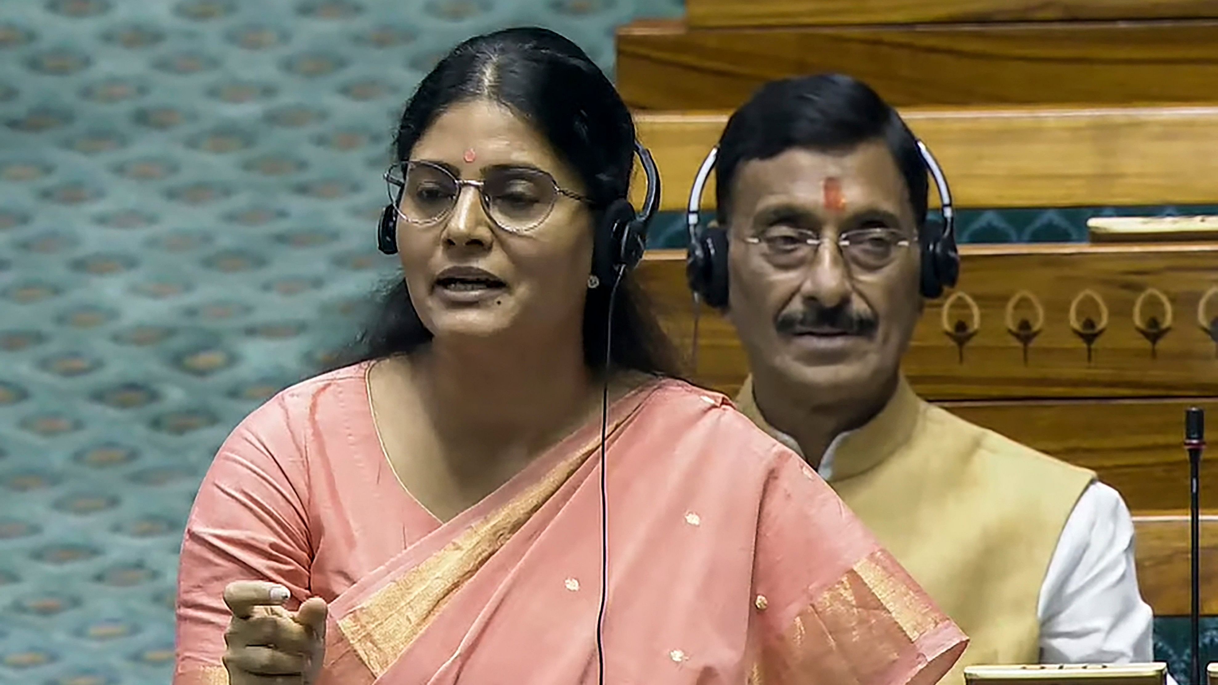 <div class="paragraphs"><p>MoS Anupriya Patel speaks in the Lok Sabha during Monsoon session of Parliament, in New Delhi.&nbsp;</p></div>