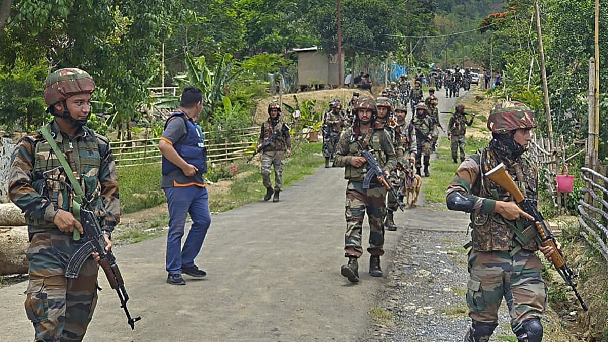 <div class="paragraphs"><p>Security personnel during a combing operation in a district in Manipur. (Representative image)</p></div>