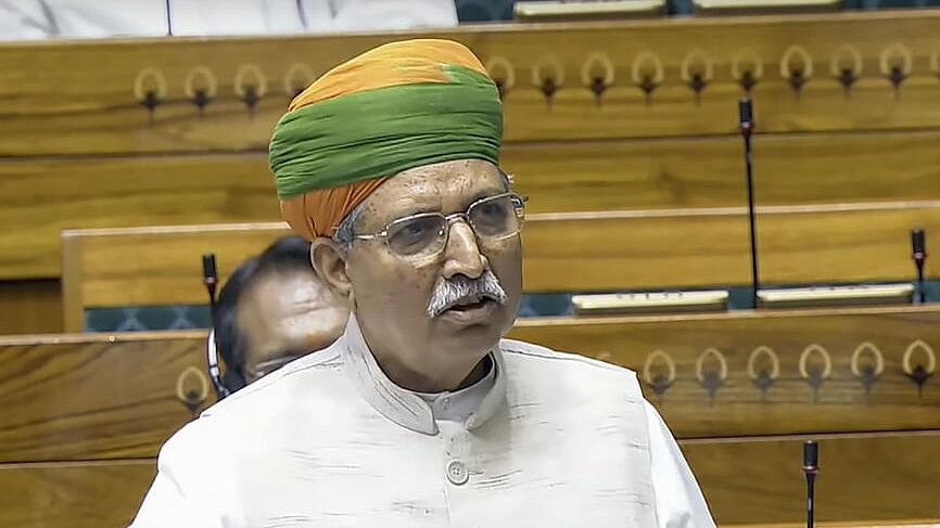 <div class="paragraphs"><p>MoS (I/C) Arjun Ram Meghwal speaks in the Lok Sabha during Monsoon session of Parliament, in New Delhi, Friday, August 9, 2024.</p></div>