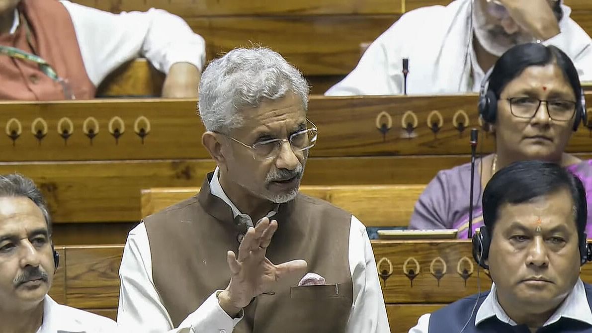 <div class="paragraphs"><p>S Jaishankar in Lok Sabha&nbsp;</p></div>