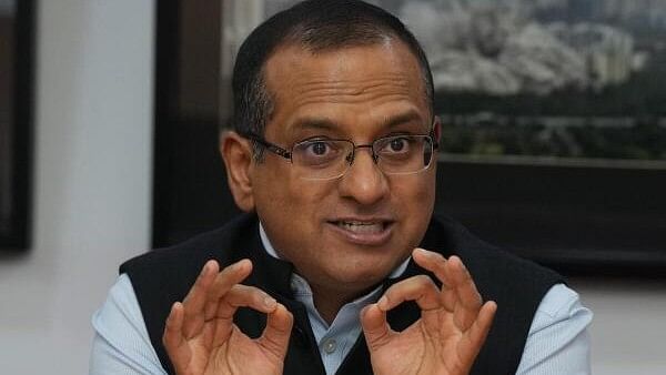 <div class="paragraphs"><p>BJP leader and India Foundation founder Shaurya Doval speaks during an interview with PTI, in New Delhi.&nbsp;</p></div>