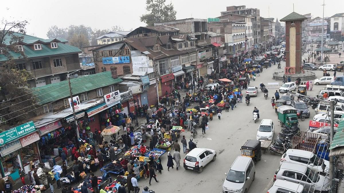 <div class="paragraphs"><p>People shop at a market in Srinagar. Image for representation only.</p></div>