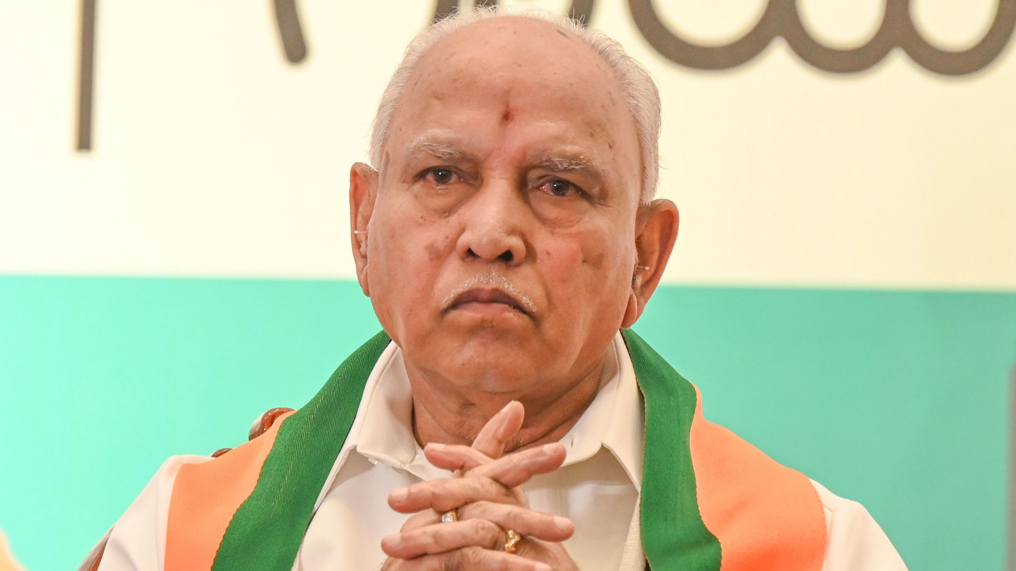 <div class="paragraphs"><p>B S Yediyurappa&nbsp;</p></div>