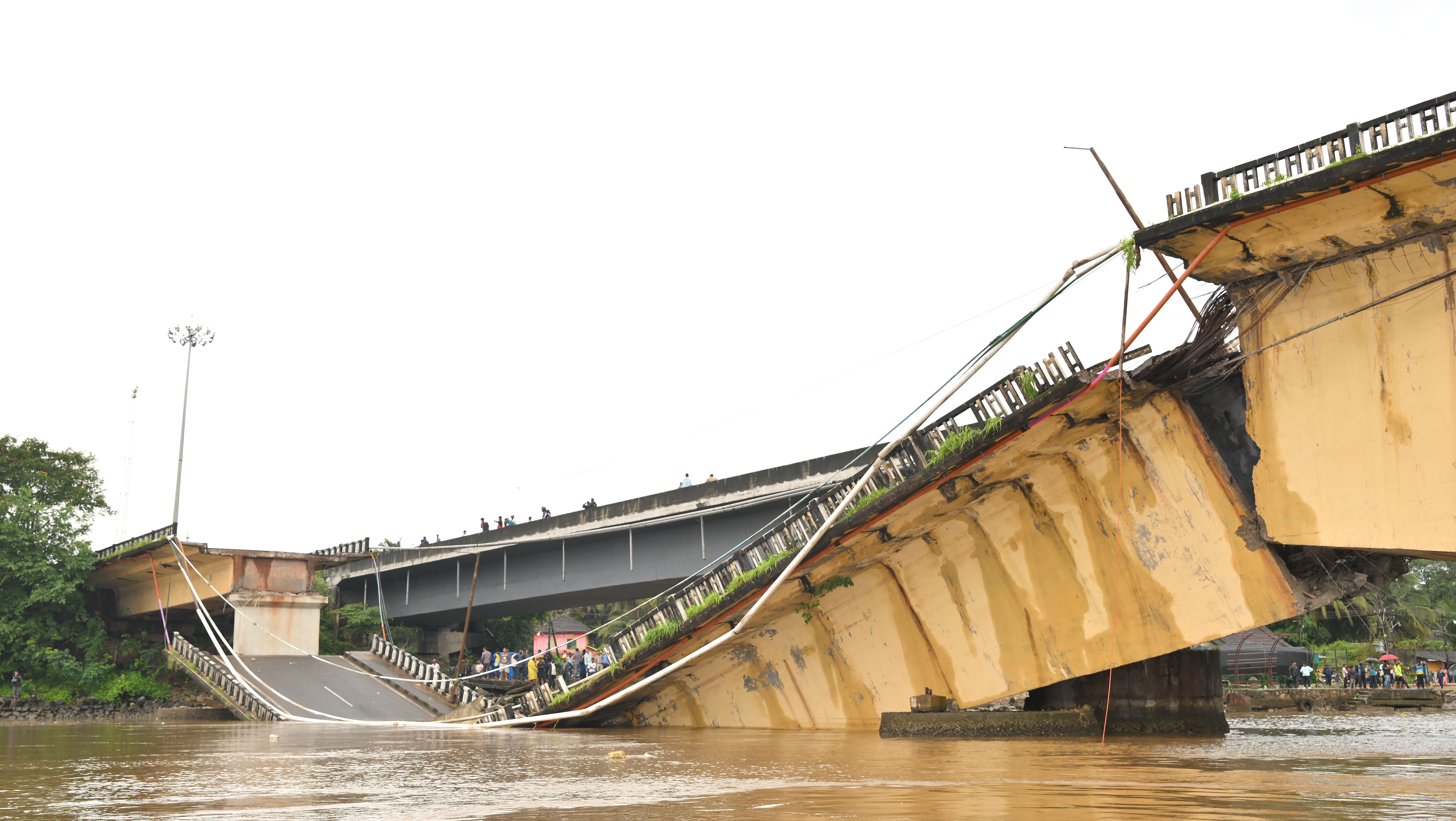 A file picture of the Kali river bridge that collapsed recently. 