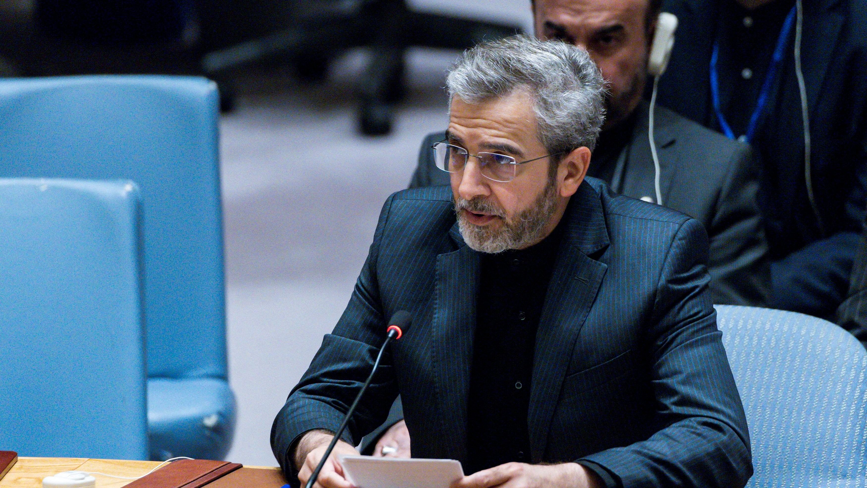 <div class="paragraphs"><p>Iran's acting foreign minister Ali Bagheri Kani </p></div>