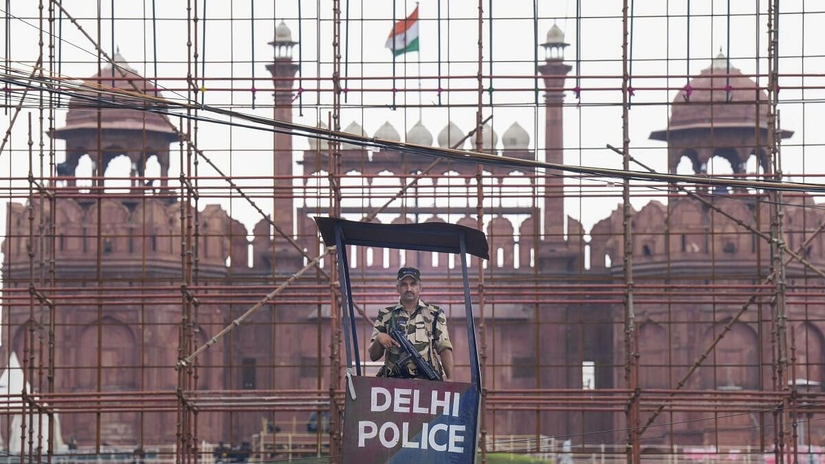 <div class="paragraphs"><p>Independence Day celebration preparations at the Red Fort</p></div>