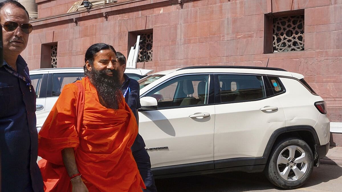 <div class="paragraphs"><p>Ramdev at the Supreme Court.</p></div>