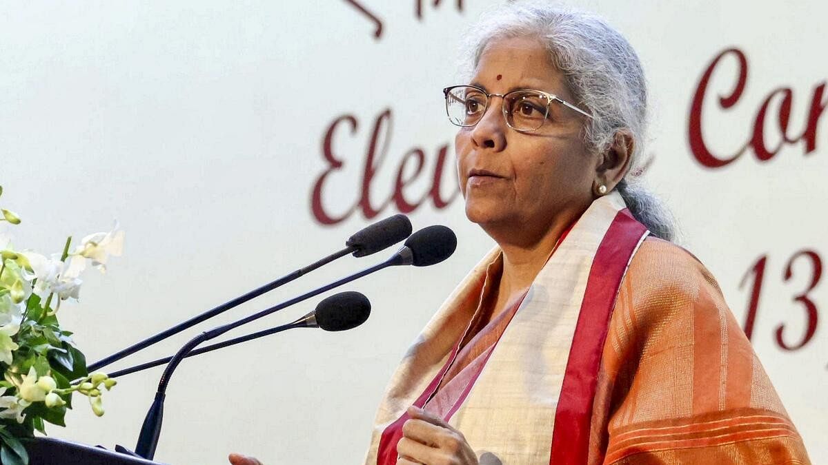 <div class="paragraphs"><p>Nirmala Sitharaman speaks during the 11th Convocation of Indian Institute of Science Education and Research in Bhopal.</p></div>