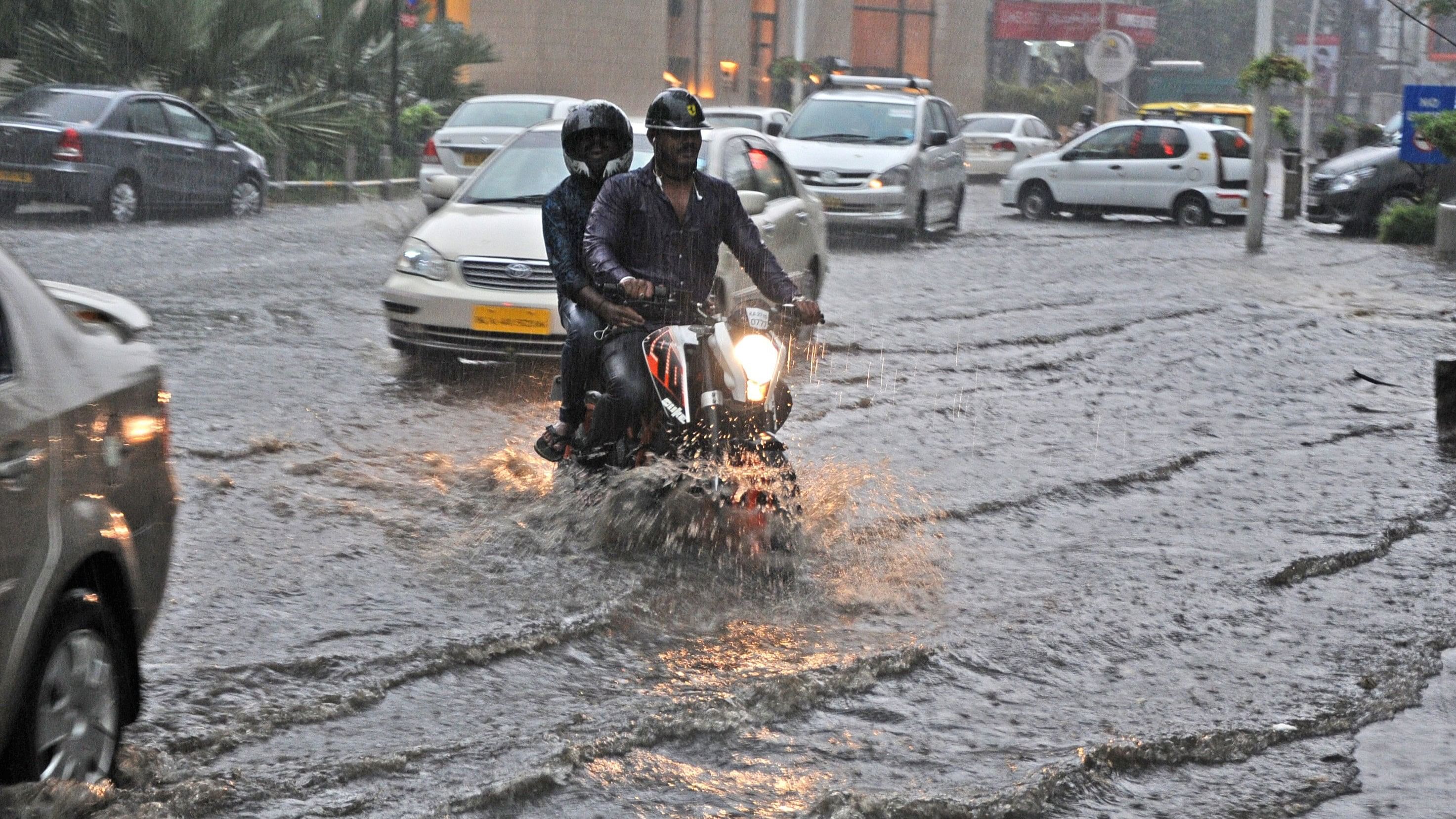 <div class="paragraphs"><p>Overnight heavy rain has caused flooding across Bengaluru city </p></div>