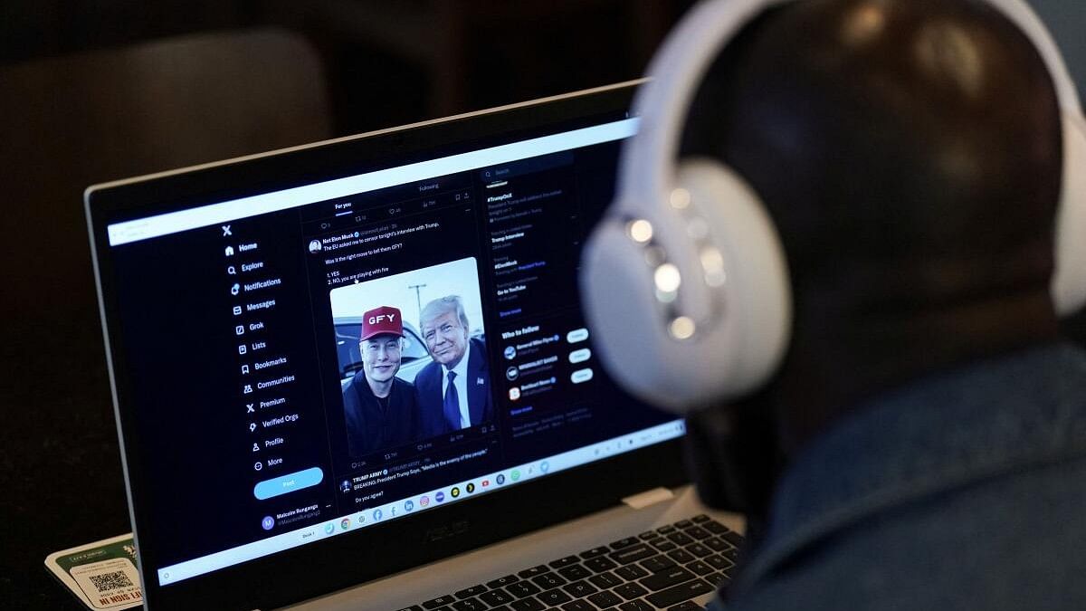 <div class="paragraphs"><p>Billionaire Musk interviews Trump on the X social media network.</p></div>