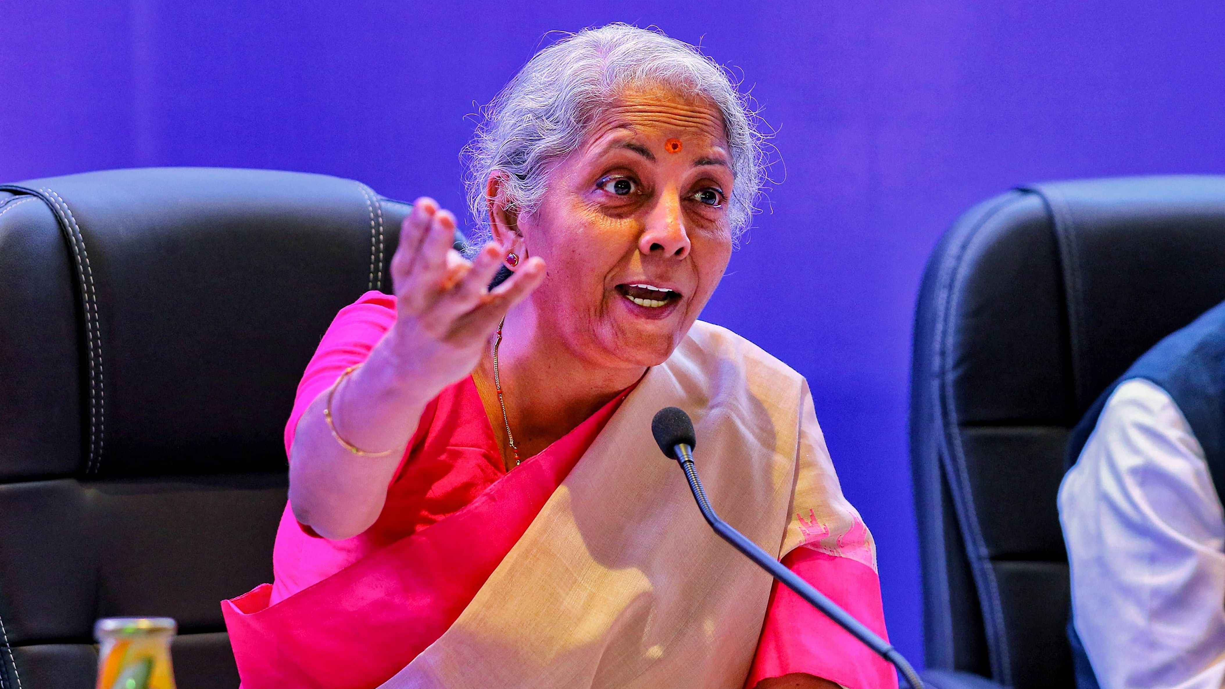 <div class="paragraphs"><p>Union Finance Minister Nirmala Sitharaman.</p></div>