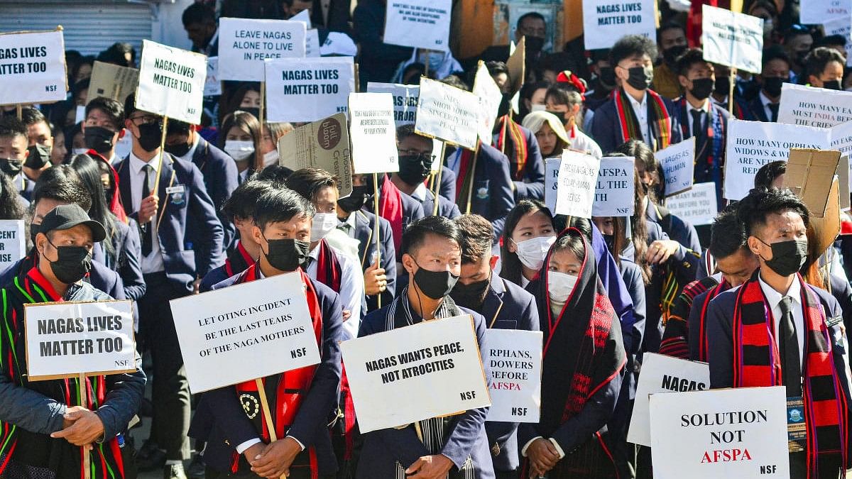 <div class="paragraphs"><p>A file image of a protest in Nagaland.&nbsp;</p></div>