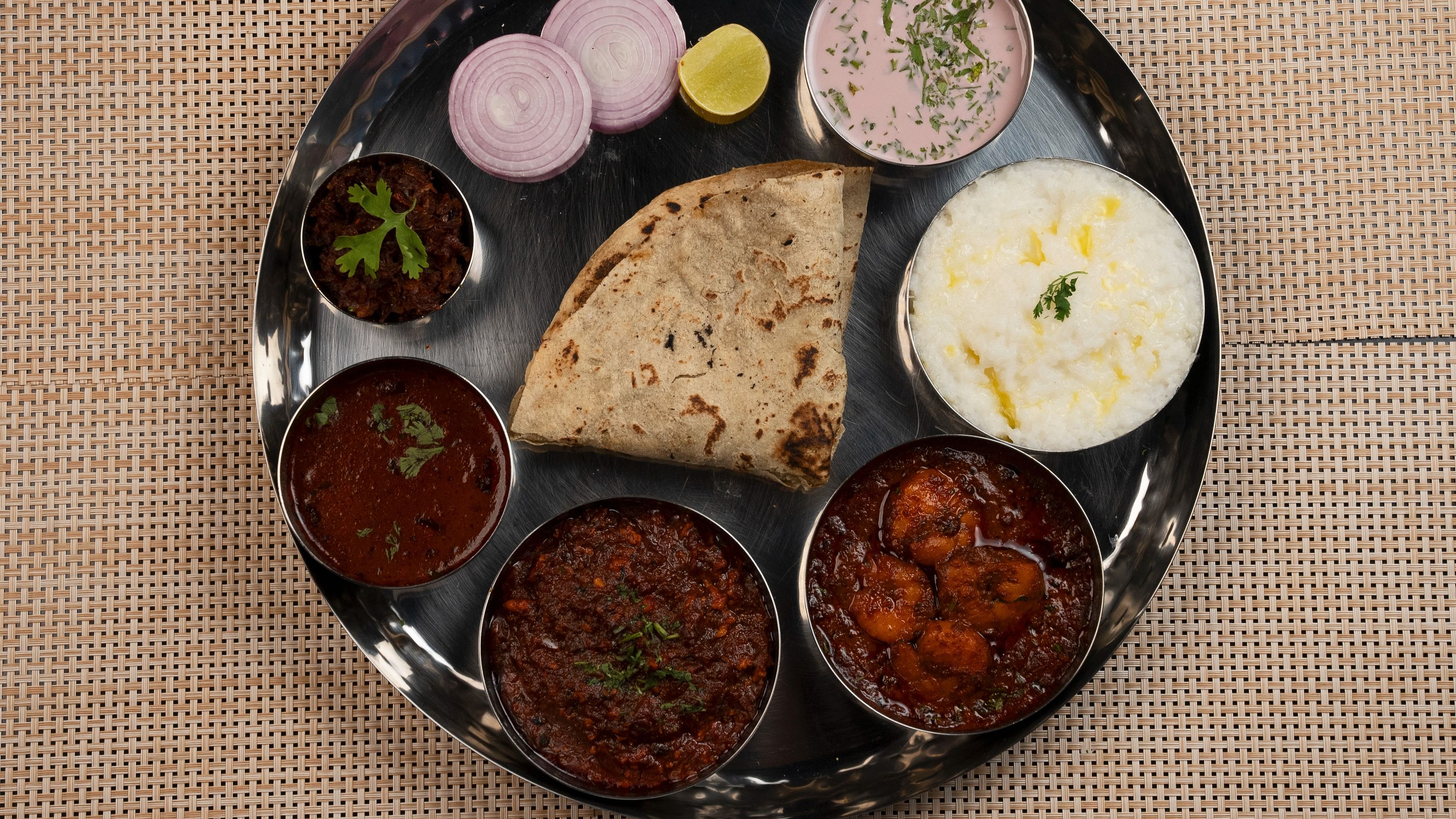 <div class="paragraphs"><p>A non-vegetarian thali. (Representative image)</p></div>