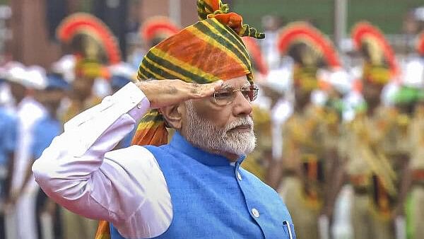 <div class="paragraphs"><p>Prime Minister Narendra Modi unfurls national flag on 78th Independence Day at the Red Fort, in New Delhi, Thursday, Aug. 15, 2024.</p></div>