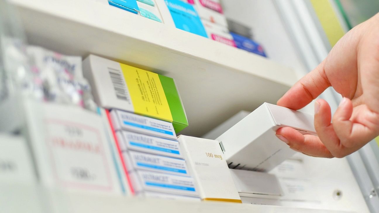 <div class="paragraphs"><p>Representative image of antibiotics lined up on a medicine shelf</p></div>