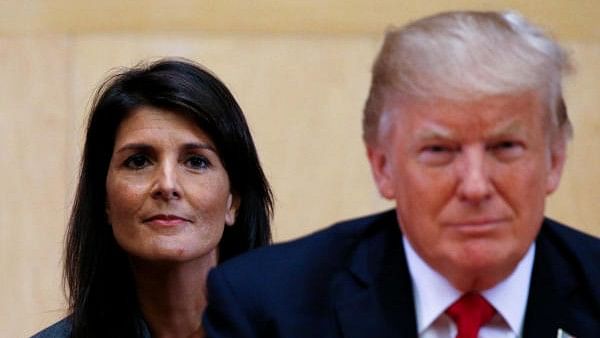 <div class="paragraphs"><p>Nikki Haley (L) and  Donald Trump (R).</p></div>