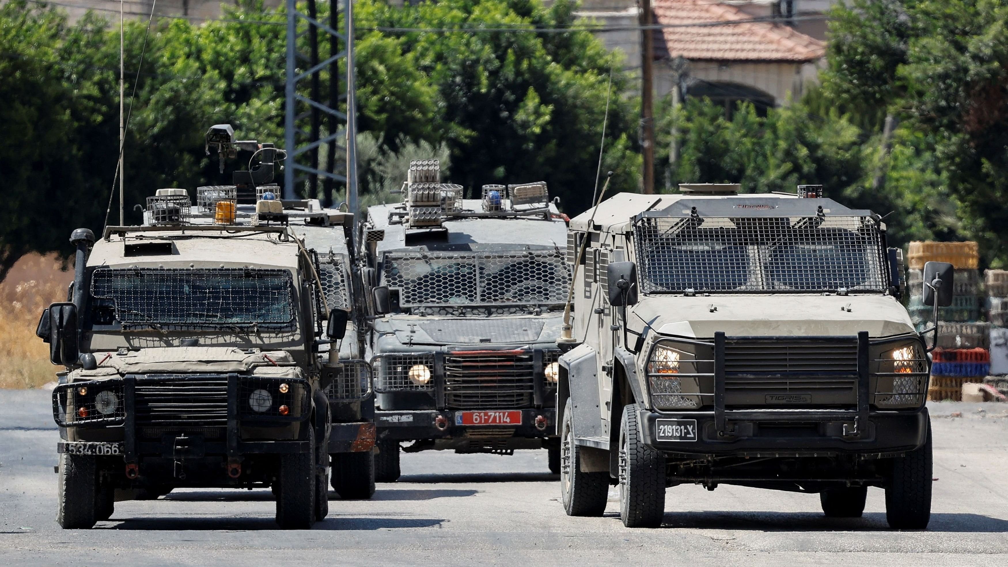 <div class="paragraphs"><p>Israeli military vehicles operate during an Israeli raid, in Tubas, in the Israeli-occupied West Bank. (Representative image)</p></div>