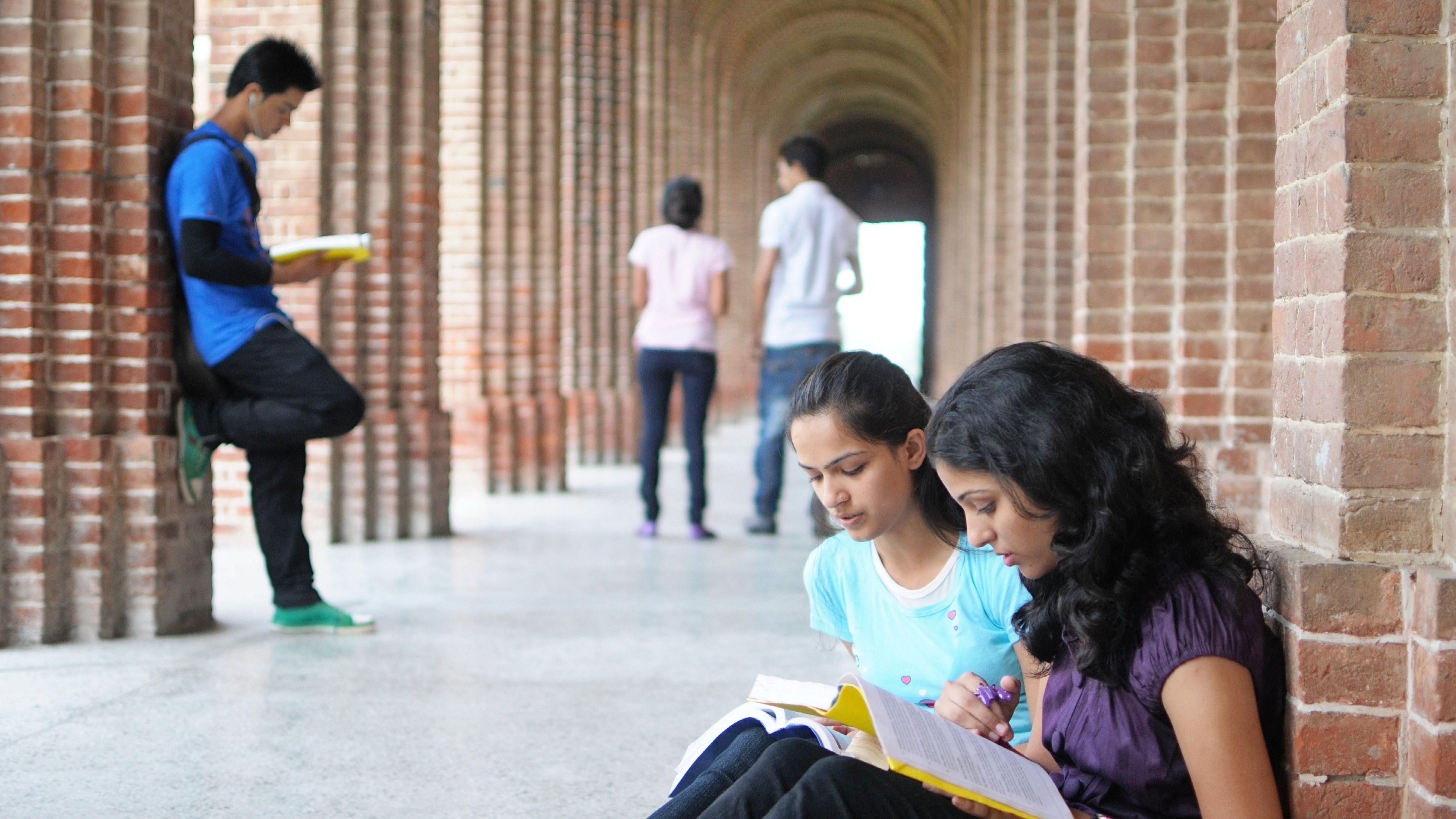 <div class="paragraphs"><p>Group of students studying in college. (Representativeimage)</p></div>