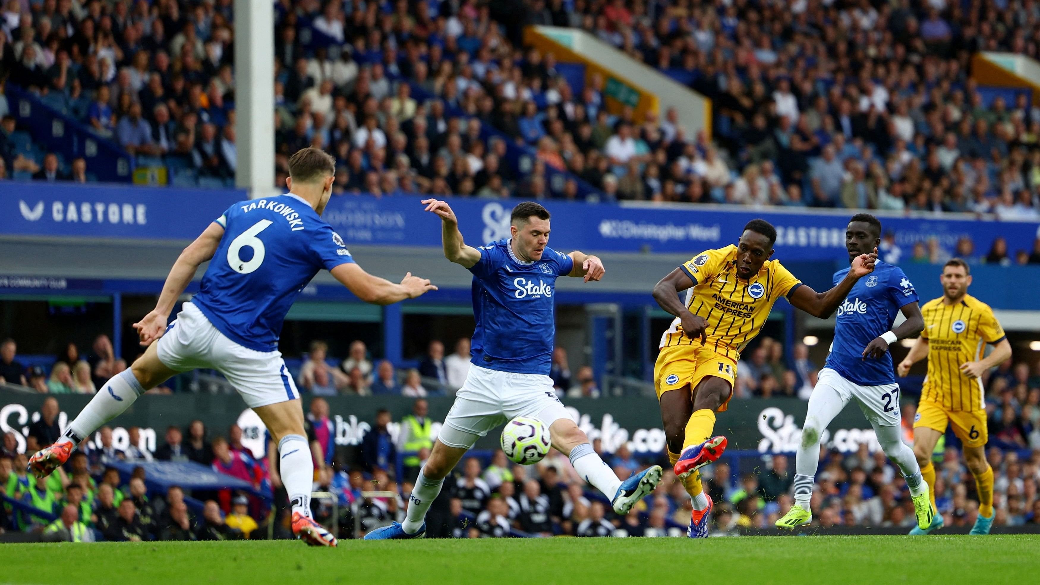 <div class="paragraphs"><p>Brighton &amp; Hove Albion's Danny Welbeck scores their second goal </p></div>