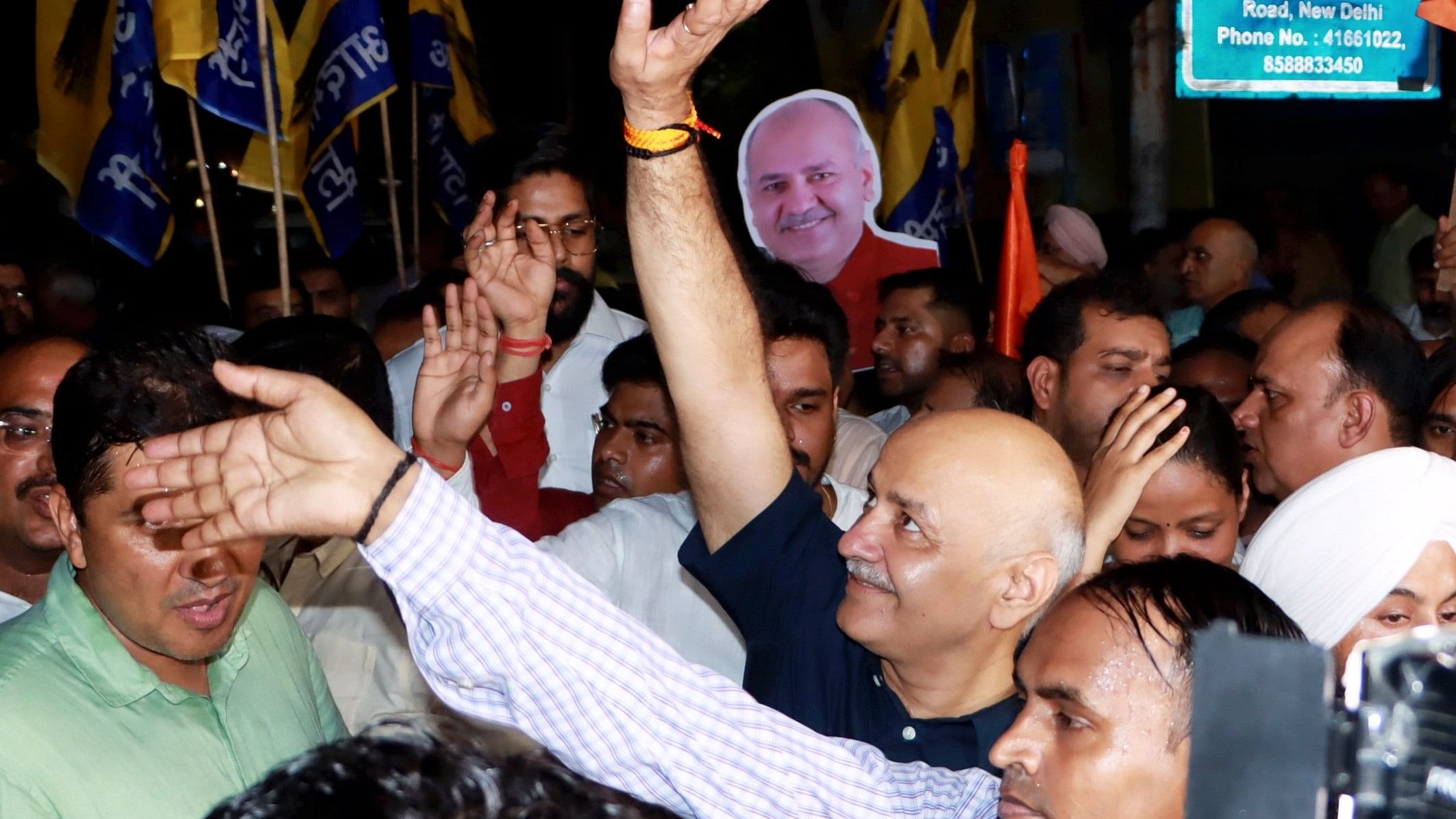 <div class="paragraphs"><p>New Delhi: Senior AAP leader Manish Sisodia during a 'padyatra' in New Delhi, Friday, Aug. 16, 2024.</p></div>