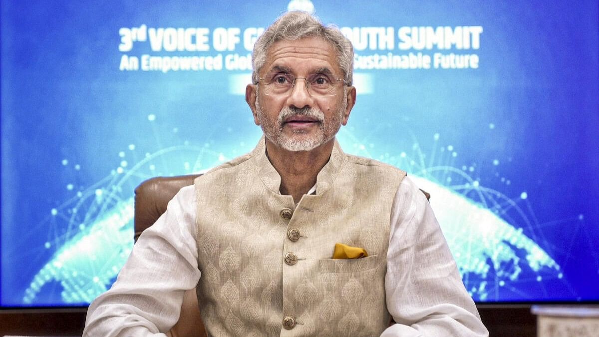 <div class="paragraphs"><p>External Affairs Minister S Jaishankar during the 1st Foreign Ministers' Session on the theme - Charting a Unique Paradigm for the Global South at the 3rd Voice Of Global South Summit, in New Delhi.</p></div>