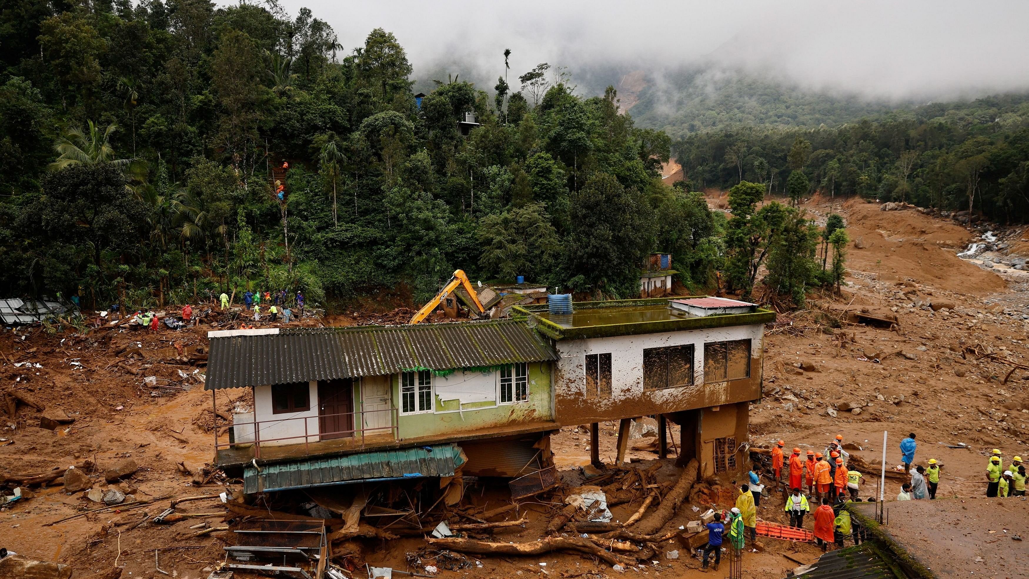 <div class="paragraphs"><p>Search operations continue after landslides hit Mundakkai village in Wayanad district in the southern state of Kerala, India, August 1, 2024.</p></div>