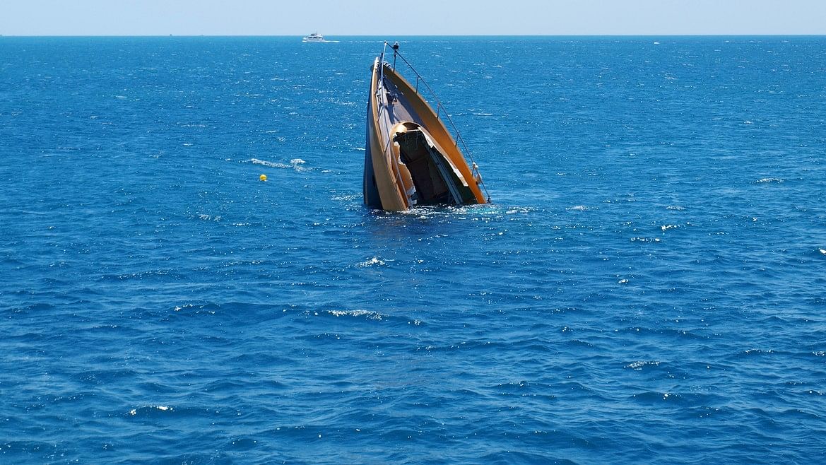 <div class="paragraphs"><p>Representative image of a yacht sinking.</p></div>