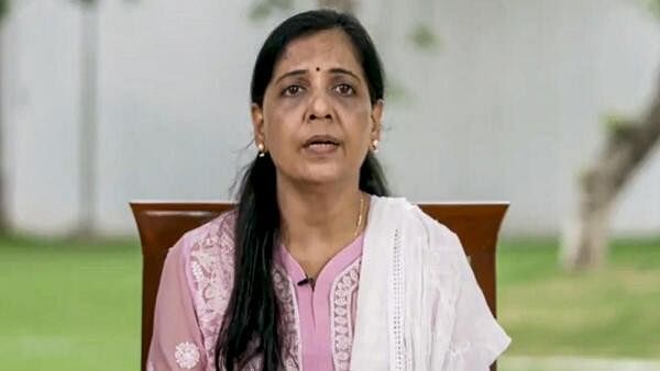 <div class="paragraphs"><p>Sunita Kejriwal,&nbsp;wife of Delhi Chief Minister Arvind Kejriwal.</p></div>