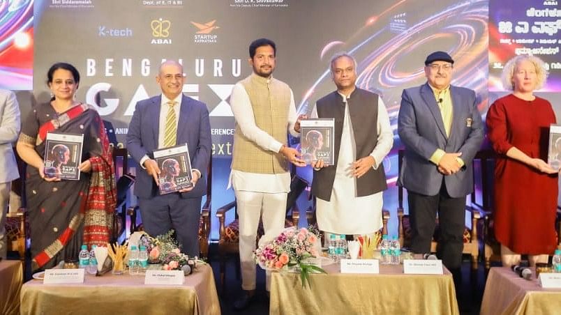 <div class="paragraphs"><p>IT/BT Minister Priyank Kharge at the curtain raiser of GAFX 2025.</p></div>