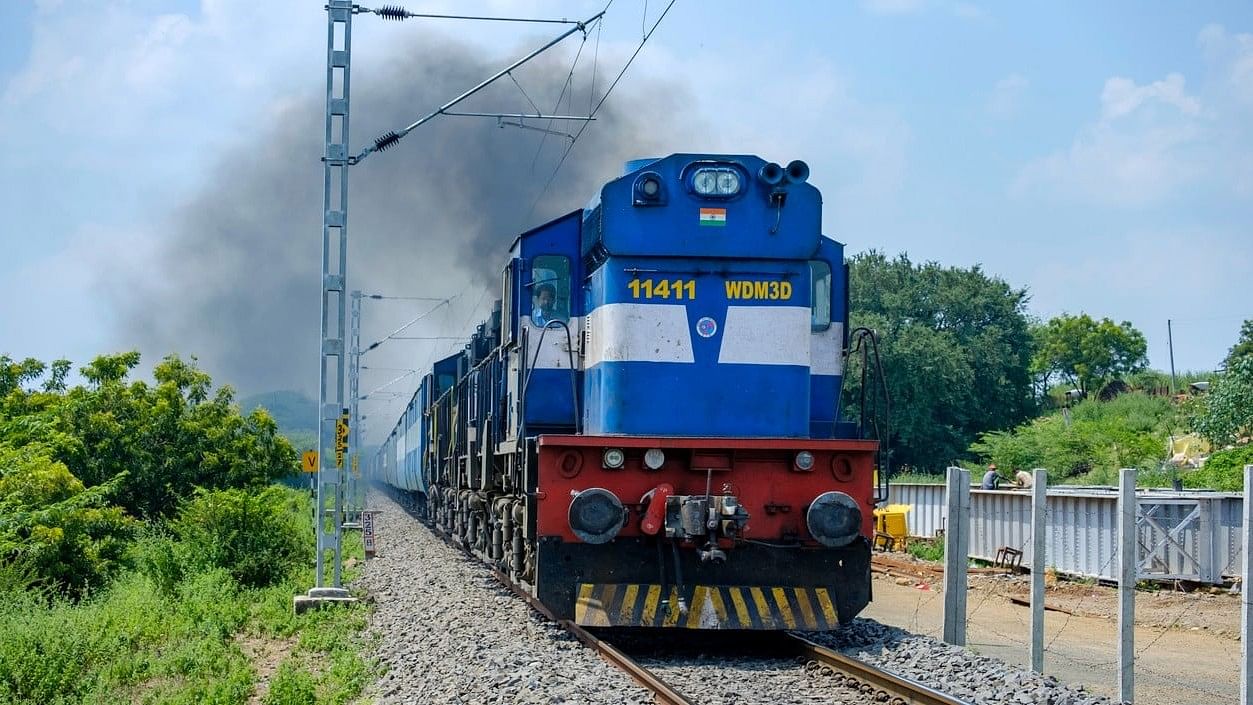 <div class="paragraphs"><p>Image showing an Indian Railways train.</p></div>