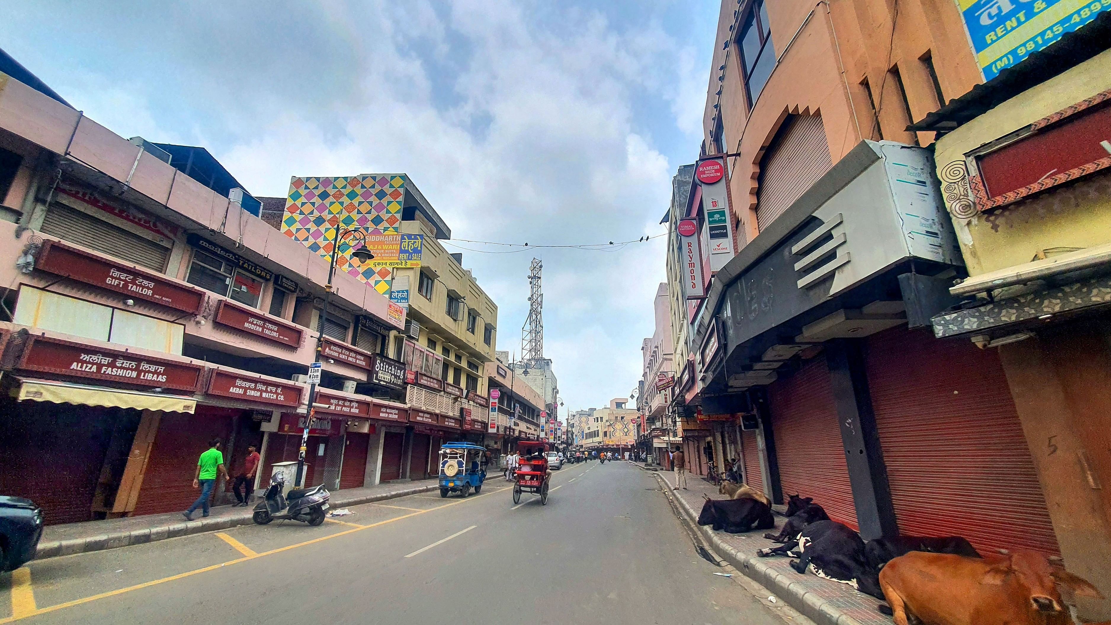 <div class="paragraphs"><p>Representative image of closed shops during a 'bandh.' </p></div>