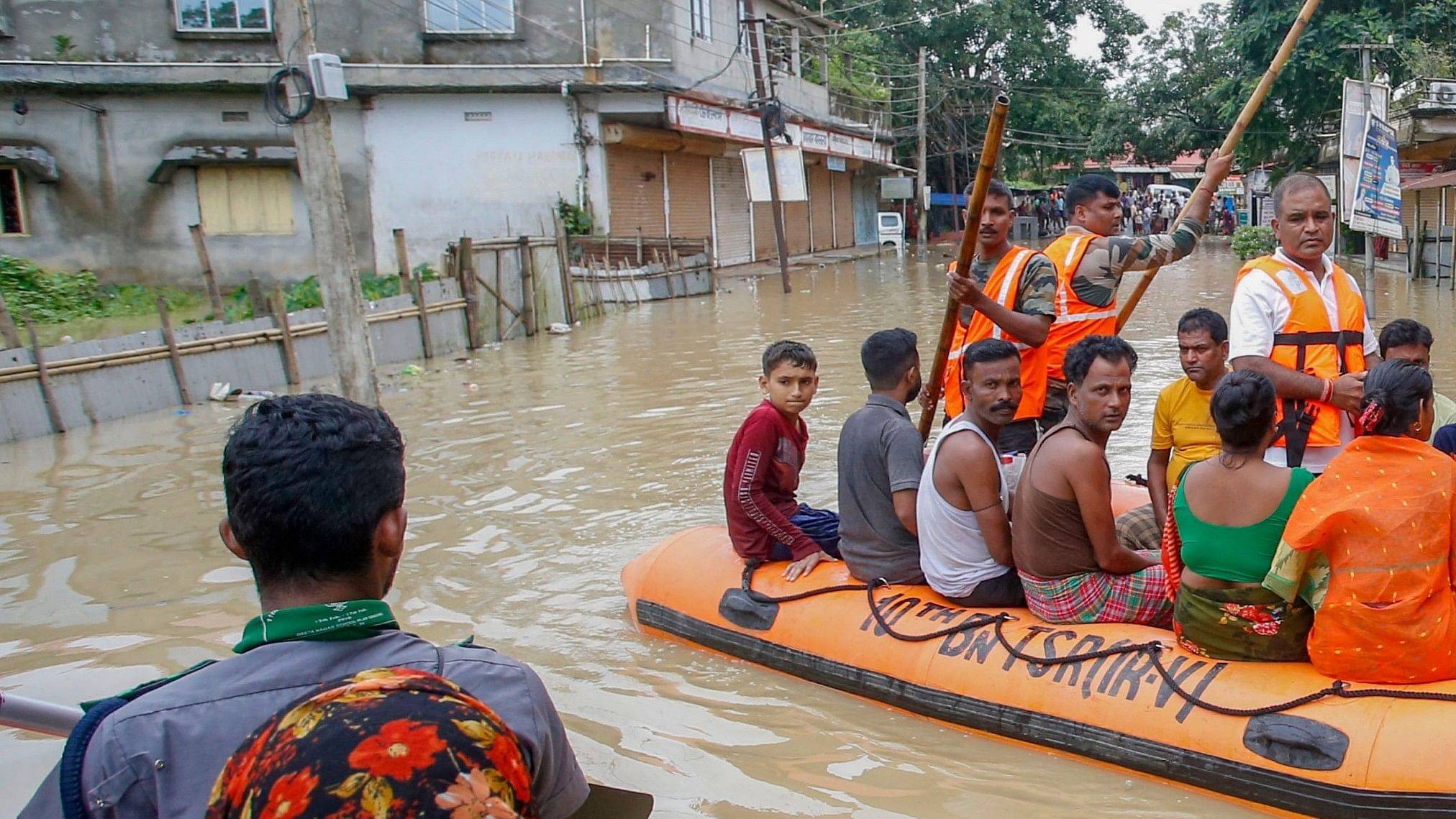 <div class="paragraphs"><p>Residents of Tripura faced a dire situation after heavy rains flooded nearly all peripheral roads.</p></div>