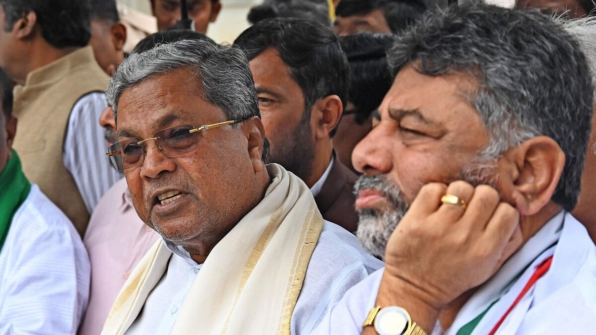 <div class="paragraphs"><p>Karnataka Chief Minister Siddaramaiah and his deputy D K Shivakumar.&nbsp;</p></div>