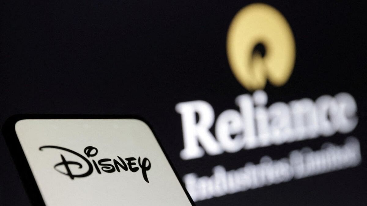 <div class="paragraphs"><p>Disney and Reliance logos are seen in this illustration..</p></div>