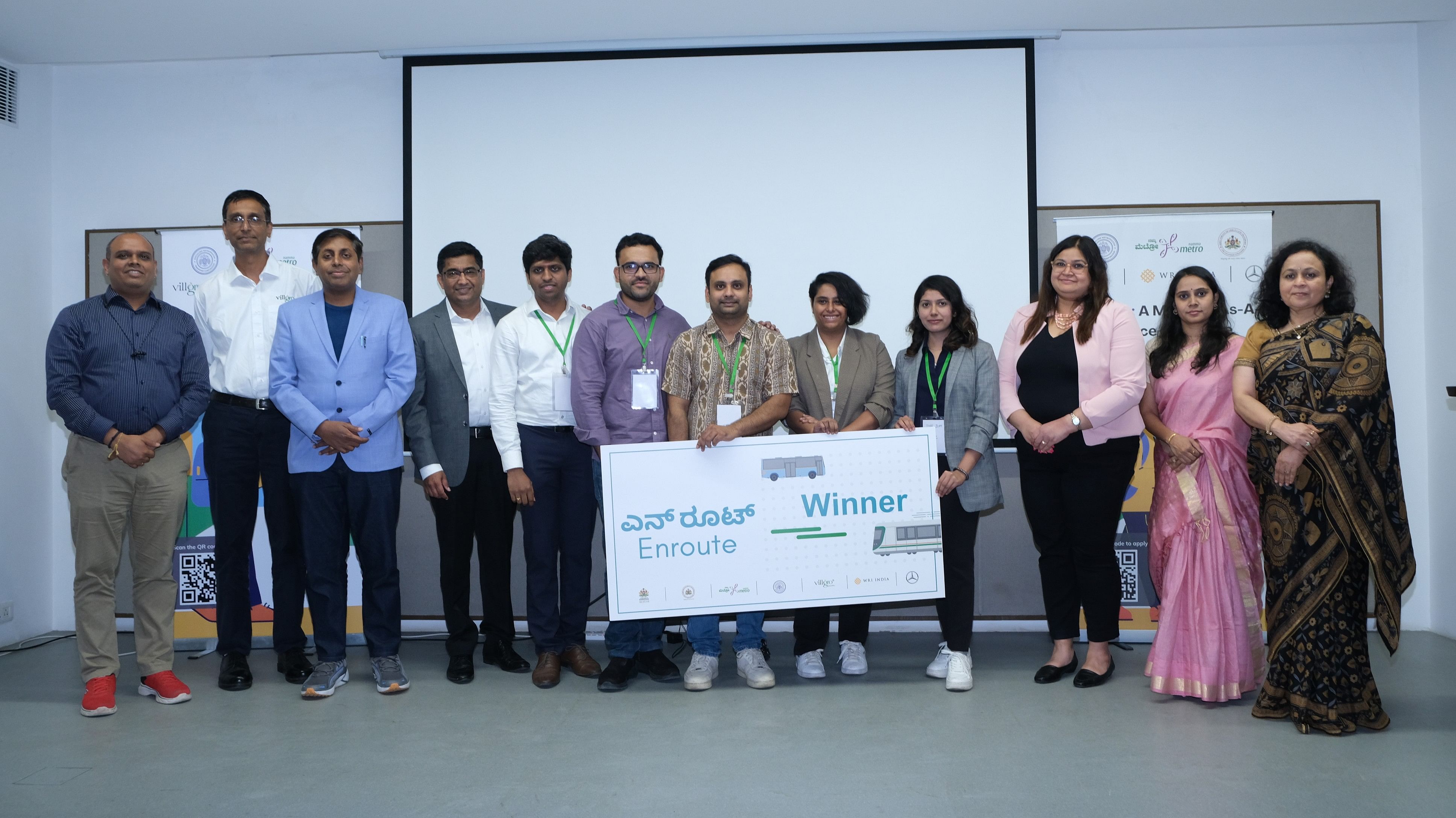 <div class="paragraphs"><p>Winners of the&nbsp;Enroute: A Mobility-as-a-Service Challenge in Bengaluru on Thursday.</p></div>