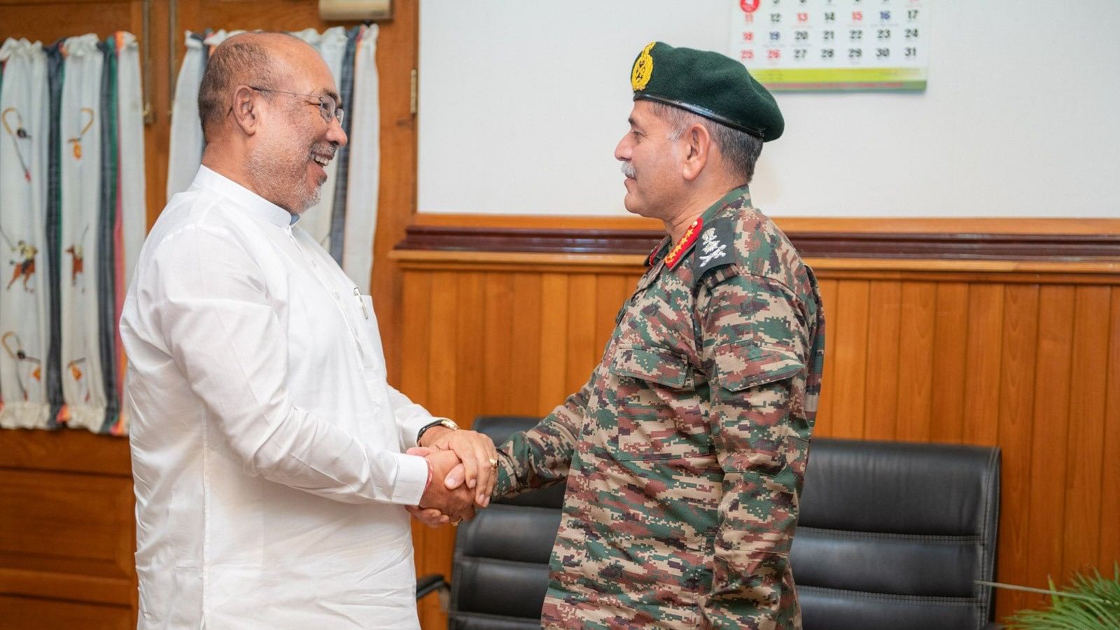 <div class="paragraphs"><p>N Biren Singh with Chief of Army Staff General Upendra Dwivedi</p></div>