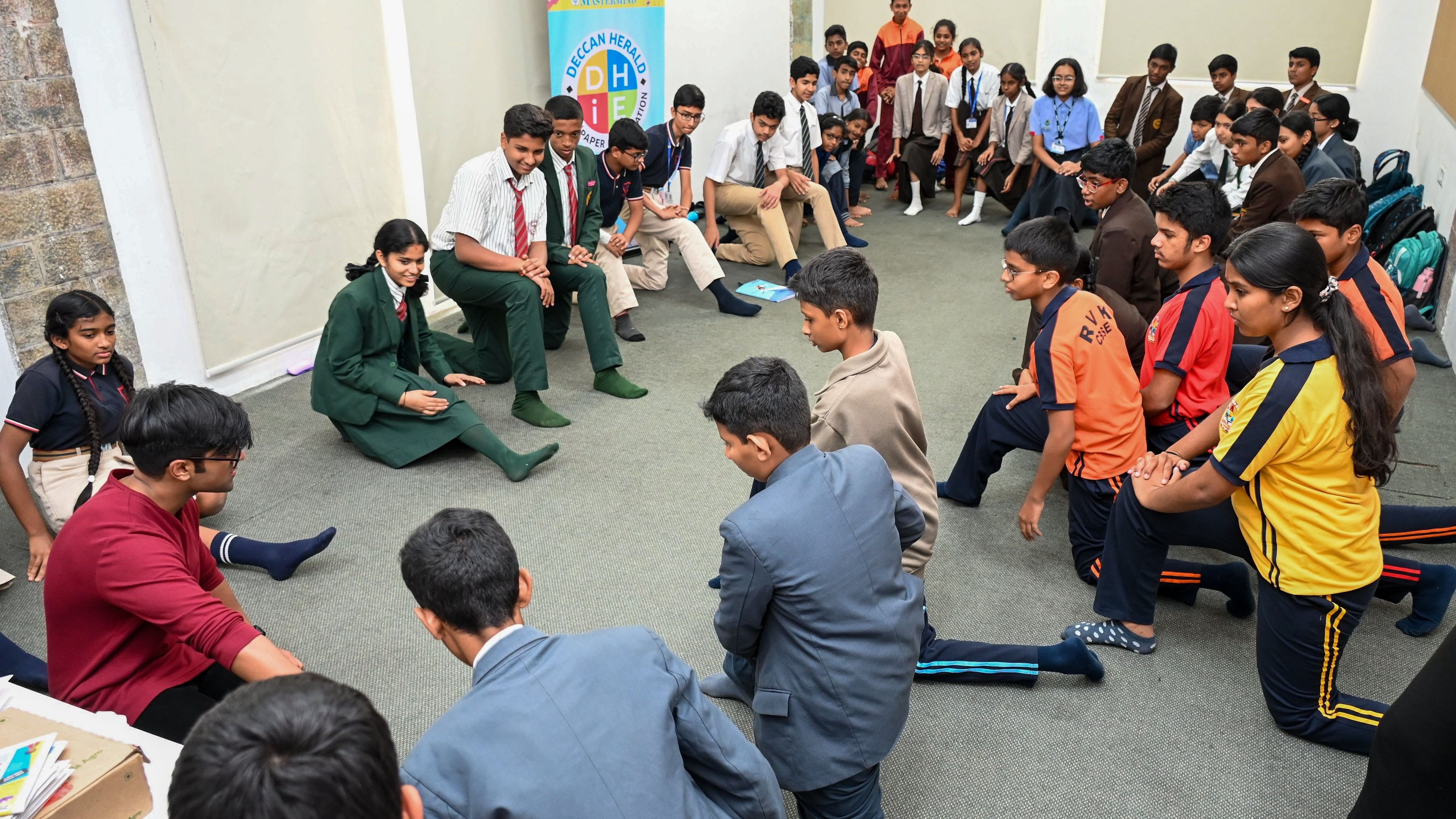 <div class="paragraphs"><p>The second session of the drama workshop for school children was held at the Deccan Herald office on Friday. </p></div>