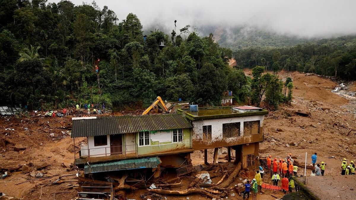 <div class="paragraphs"><p>File photo of search operations after landslides hit Mundakkai village in Wayanad district in Kerala.&nbsp;</p></div>