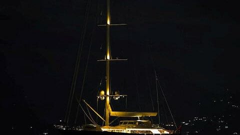 <div class="paragraphs"><p>a 56-meter-long sailboat, which later sank off the Sicilian capital Palermo, is seen in Santa Flavia, Italy.</p></div>