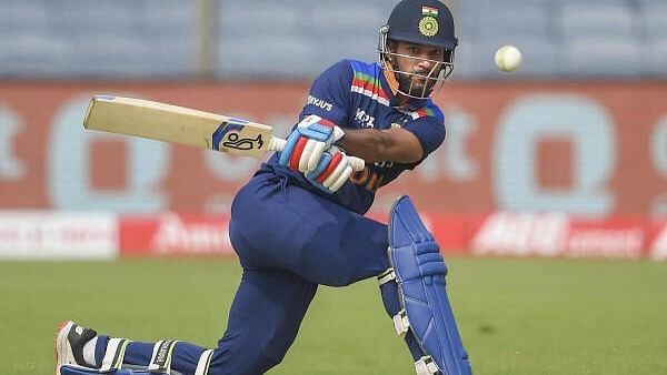 <div class="paragraphs"><p>India's Shikhar Dhawan during an ODI cricket match against England, in Pune. Dhawan announced his retirement from all forms of cricket two years after he last donned the national jersey, saying that he leaves the scene a content man after representing the country in all three formats.</p></div>