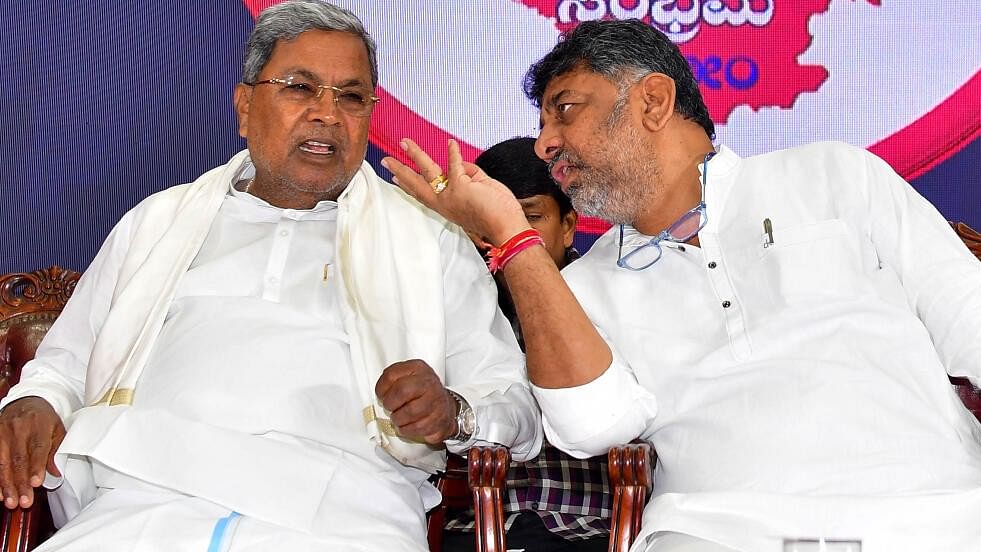 <div class="paragraphs"><p>Siddaramaiah and D K Shivakumar, CM and Deputy CM of Karnataka&nbsp;</p></div>